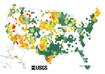Click Here for USGS Arsenic Contamination Toxicity Map of the U.S.