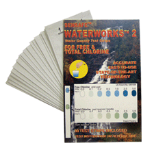 Chloramine water test can be calculated from this water test.